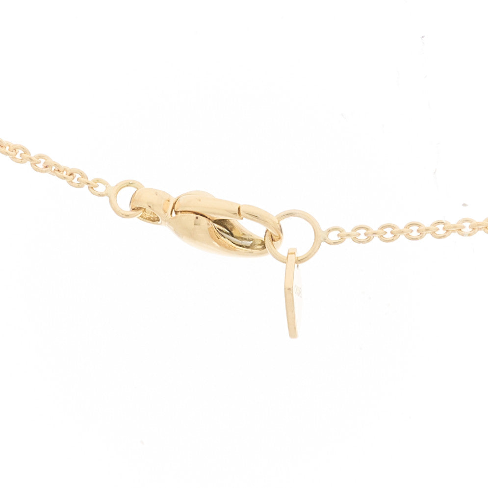 ドッゾペット 18K イエローゴールド ラウンド ペンダント ネックレス（カスタマイズ対応）