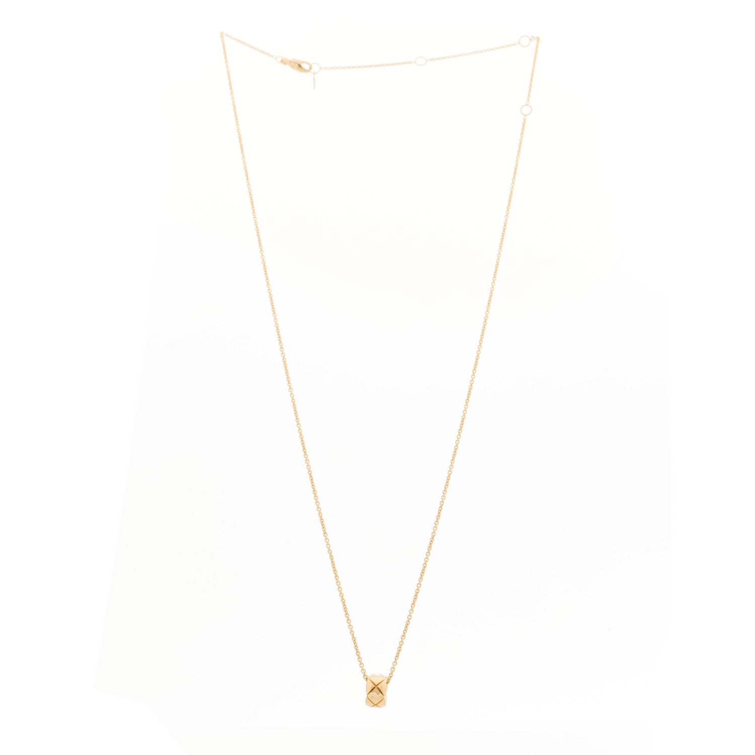 ドッゾペット 18K イエローゴールド ラウンド ペンダント ネックレス（カスタマイズ対応）